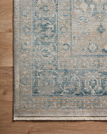 Magnolia Home by Joanna Gaines x Loloi Elise  Neutral Blue Traditional