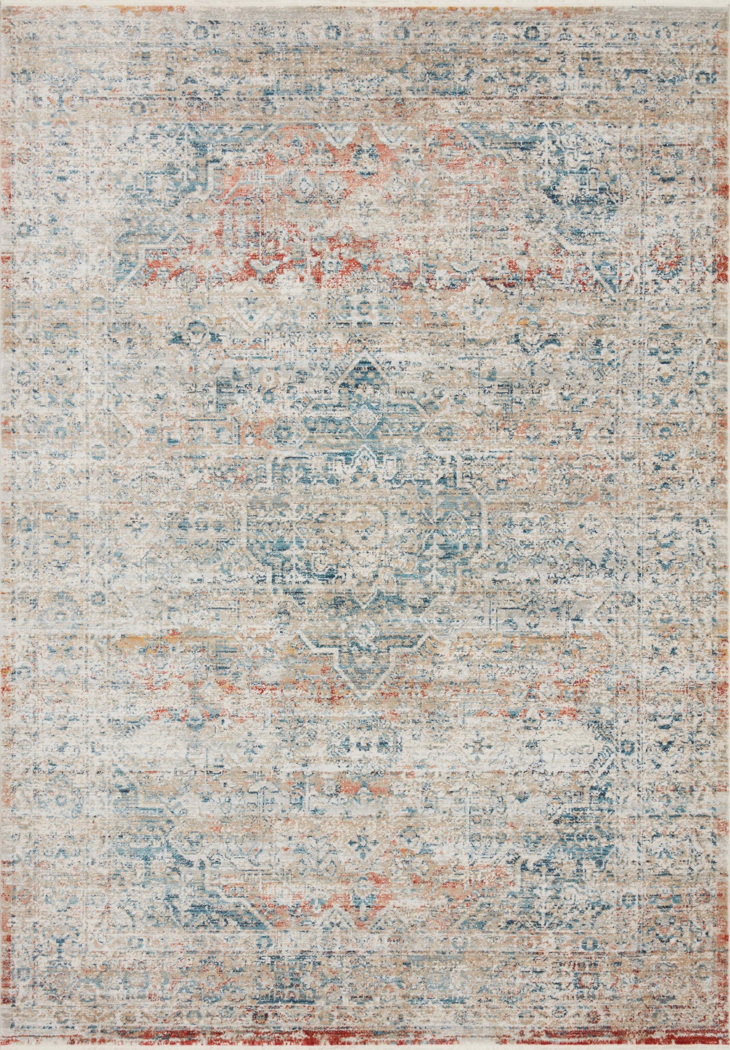 Magnolia Home by Joanna Gaines x Loloi Elise  Neutral Multi Traditional