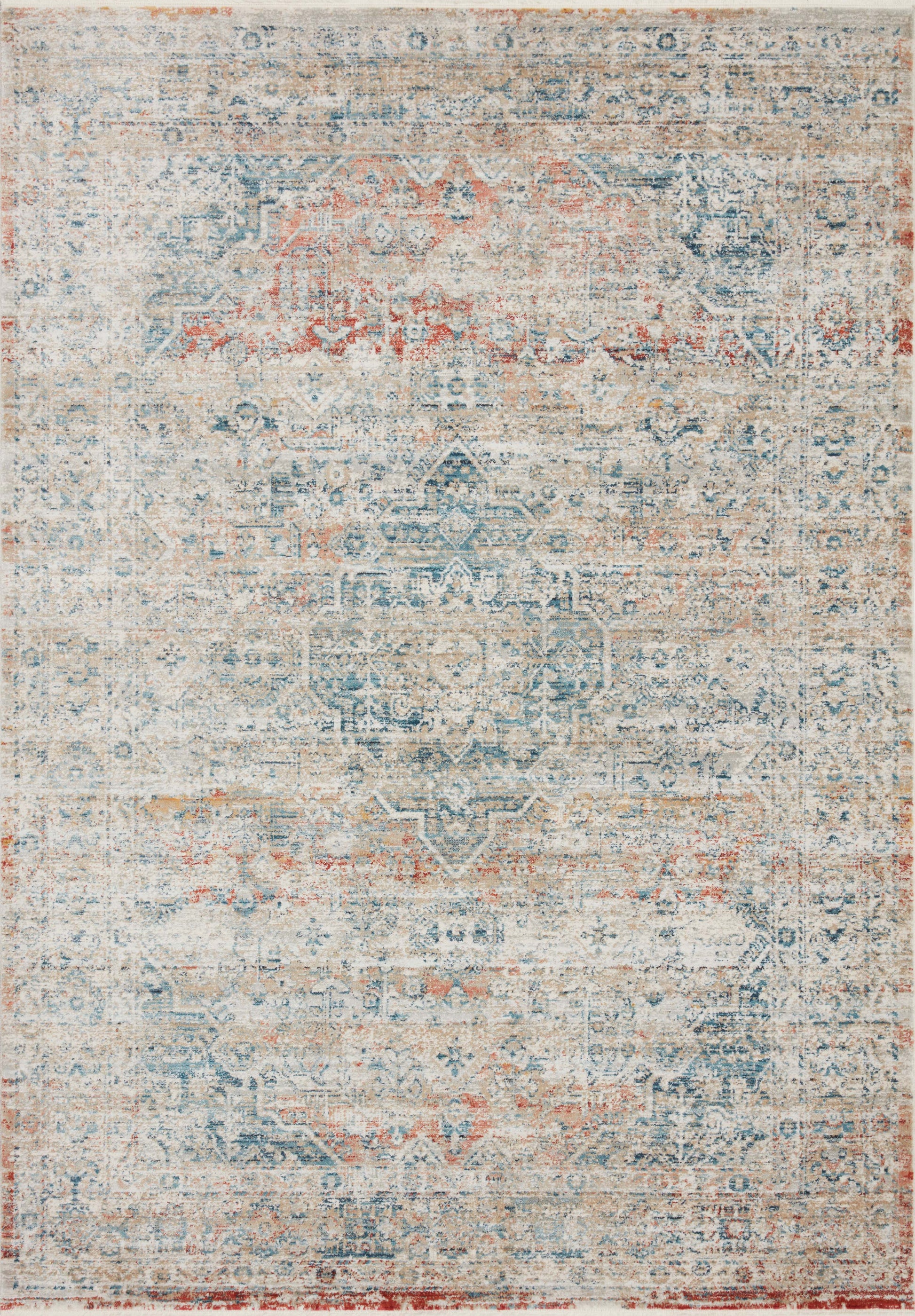 Magnolia Home by Joanna Gaines x Loloi Elise  Neutral Multi Traditional