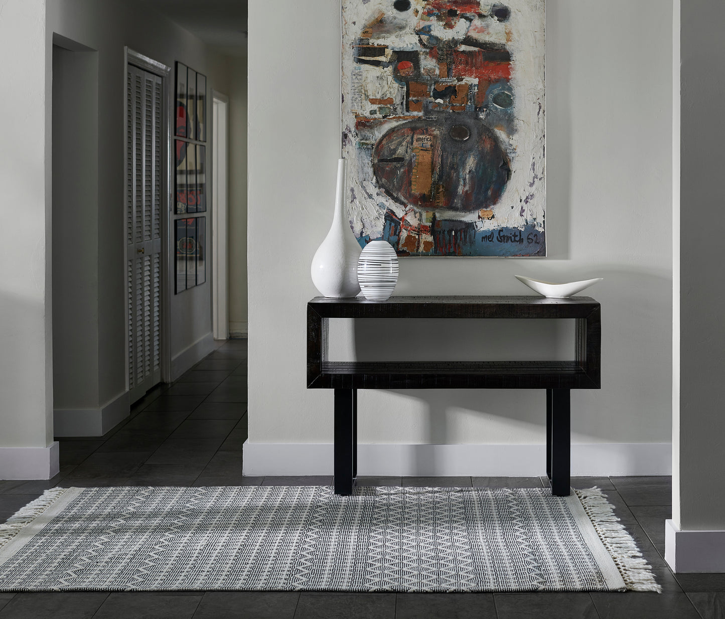 Momeni Ember  Black  Contemporary