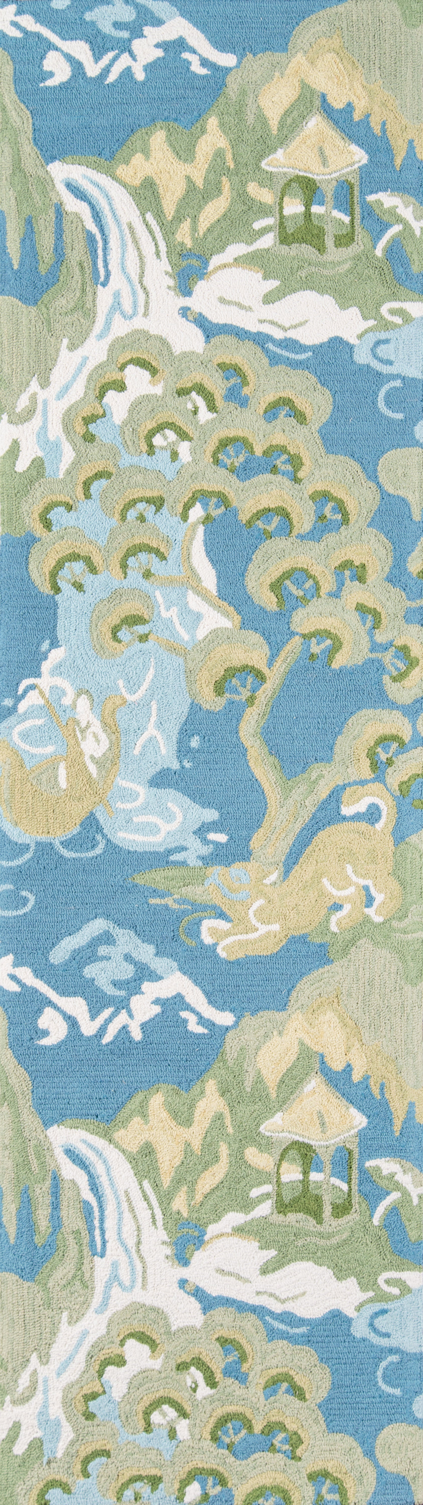 Madcap Cottage Embrace Adventure  Blue  Contemporary