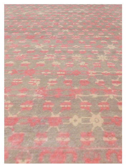Artisan Uma Pink Transitional Knotted Rug - Rugs - Artisan - Atlanta Designer Rugs