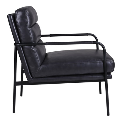 Moes Home Accent Chairs Verlaine Black Modern Furniture