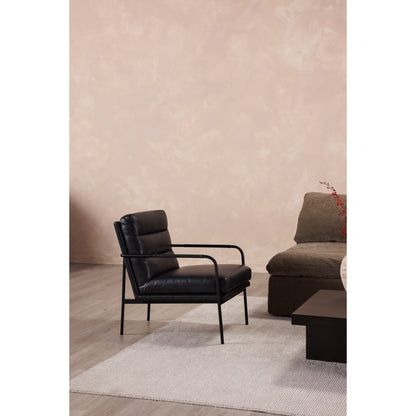 Moes Home Accent Chairs Verlaine Black Modern Furniture