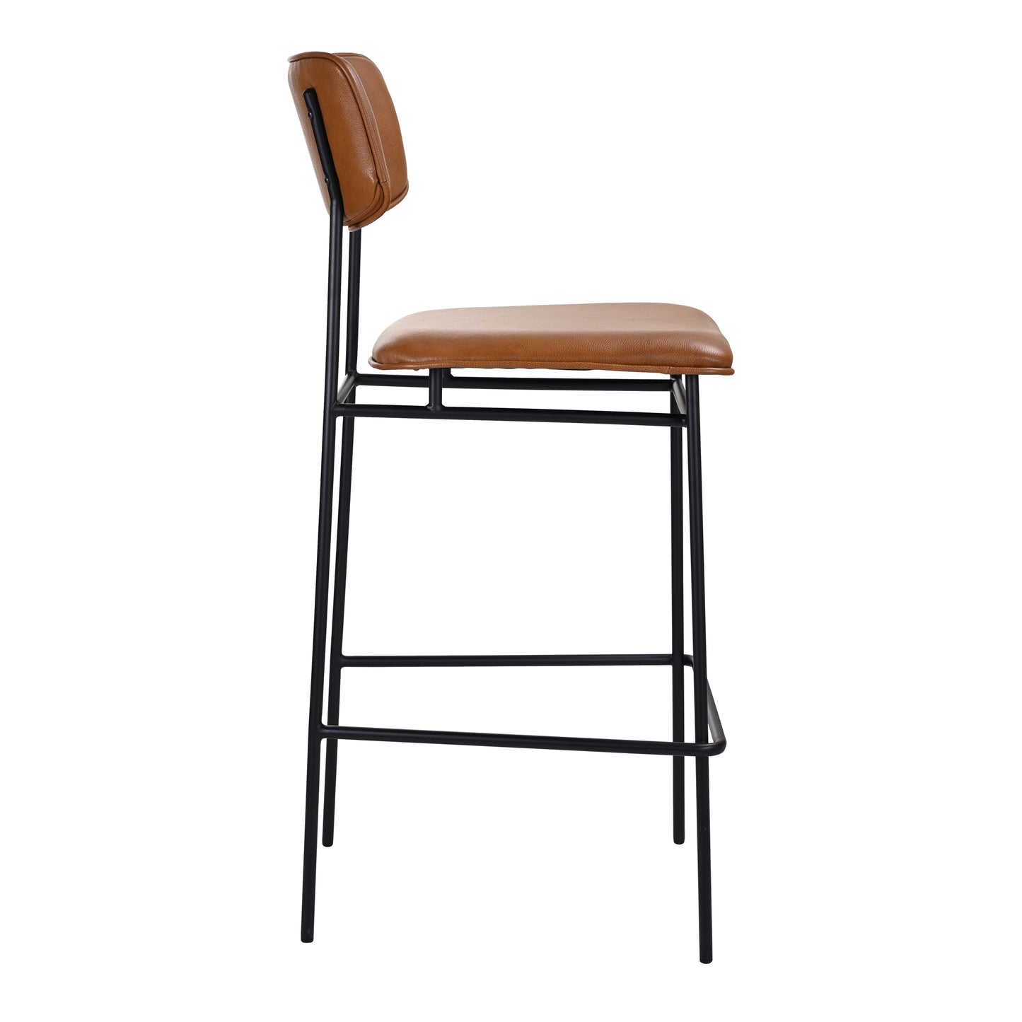 Moes Home Bar Stools Sailor Brown Modern Furniture