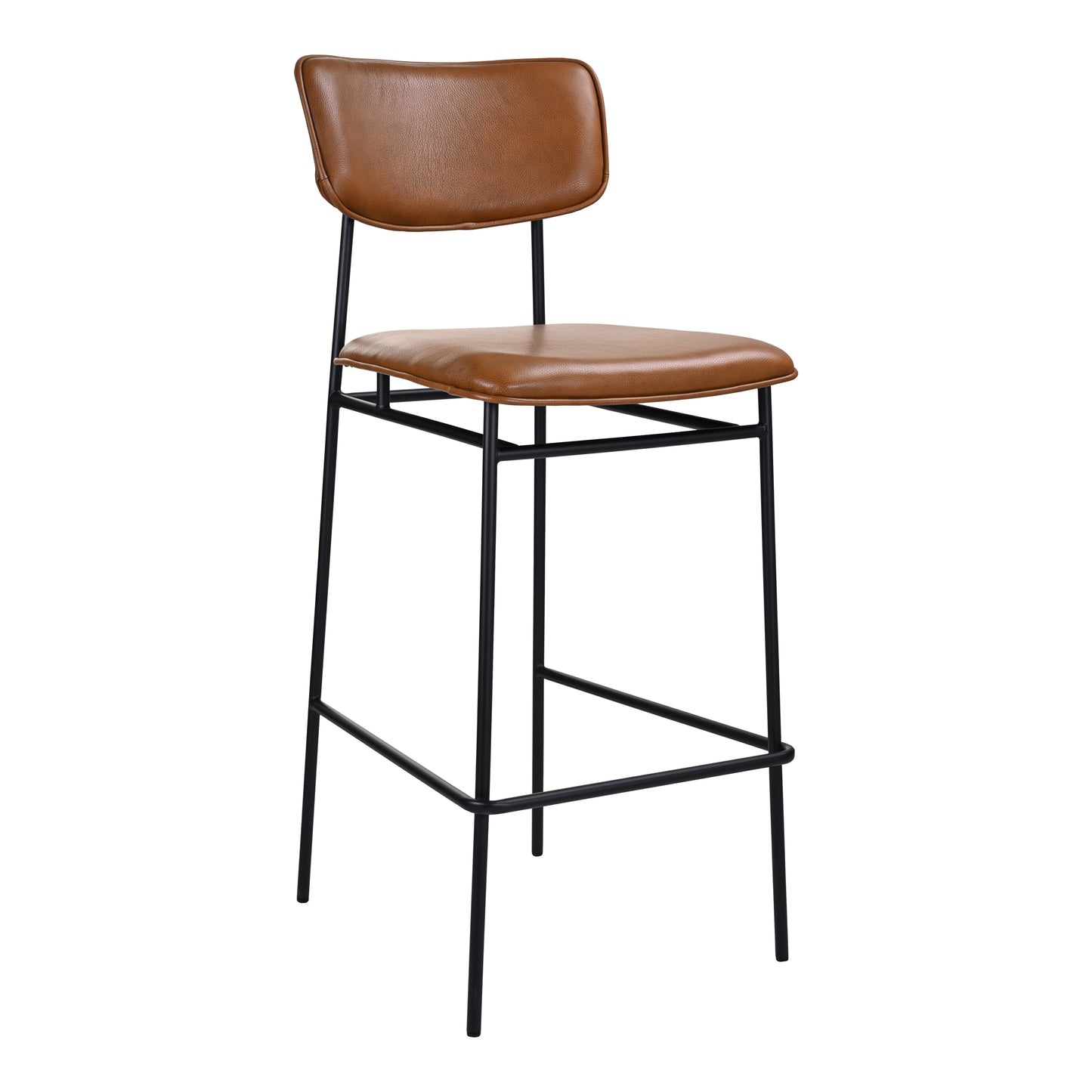 Moes Home Bar Stools Sailor Brown Modern Furniture