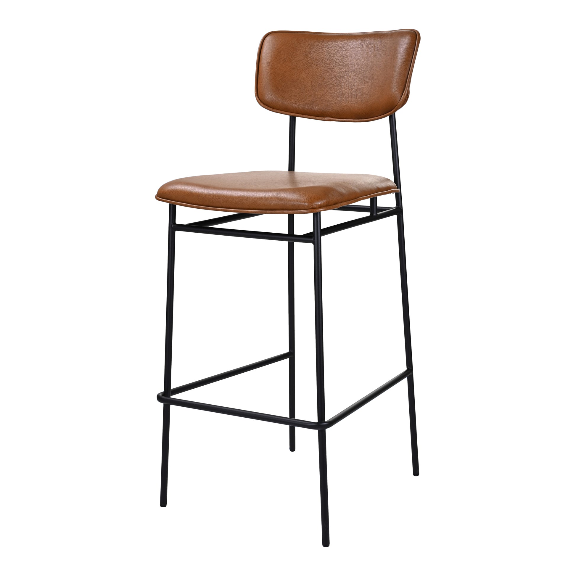Moes Home Bar Stools Sailor Brown Modern Furniture