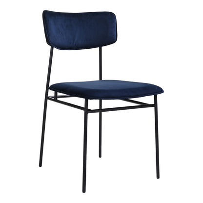 Moes Home Dining Chairs Sailor Blue Modern Furniture