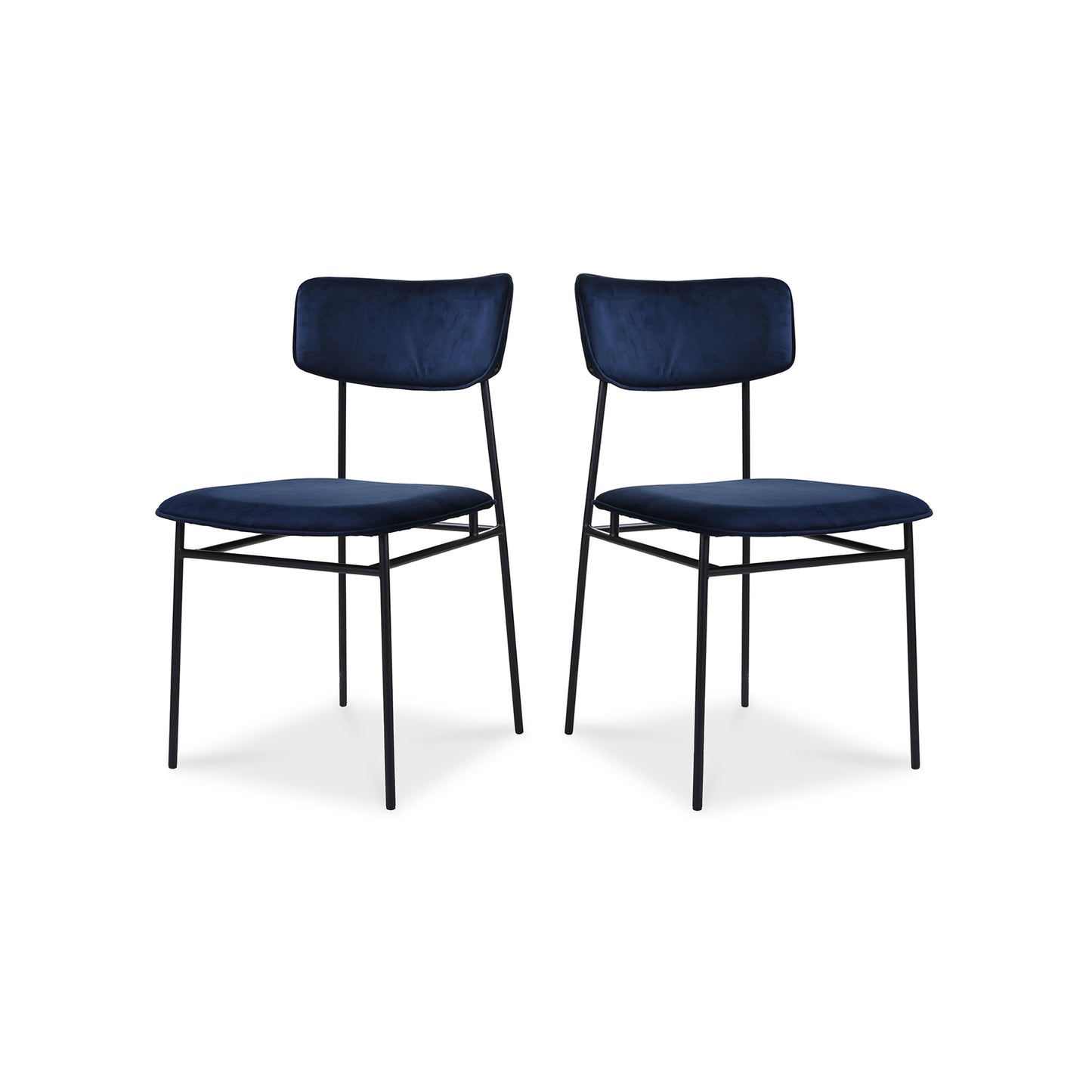Moes Home Dining Chairs Sailor Blue Modern Furniture