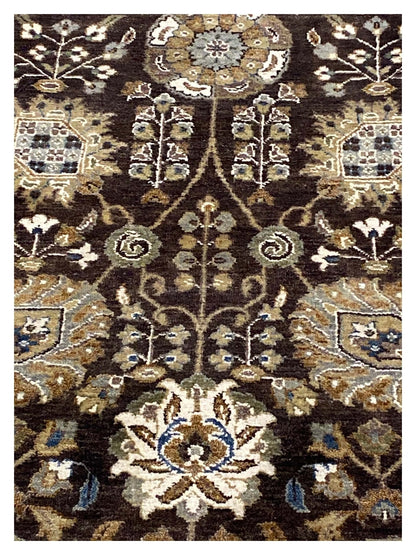 Artisan Elisabeth Brown Beige Transitional Knotted Rug - Rugs - Artisan - Atlanta Designer Rugs