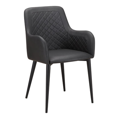 Moes Home Dining Chairs Cantata Black Contemporary Furniture