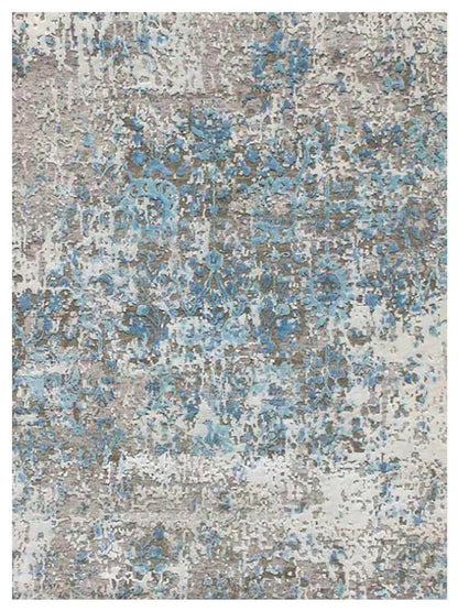 Limited ESPERANCE ES - 252 BLUE Transitional Knotted Rug - Rugs - Limited - Atlanta Designer Rugs