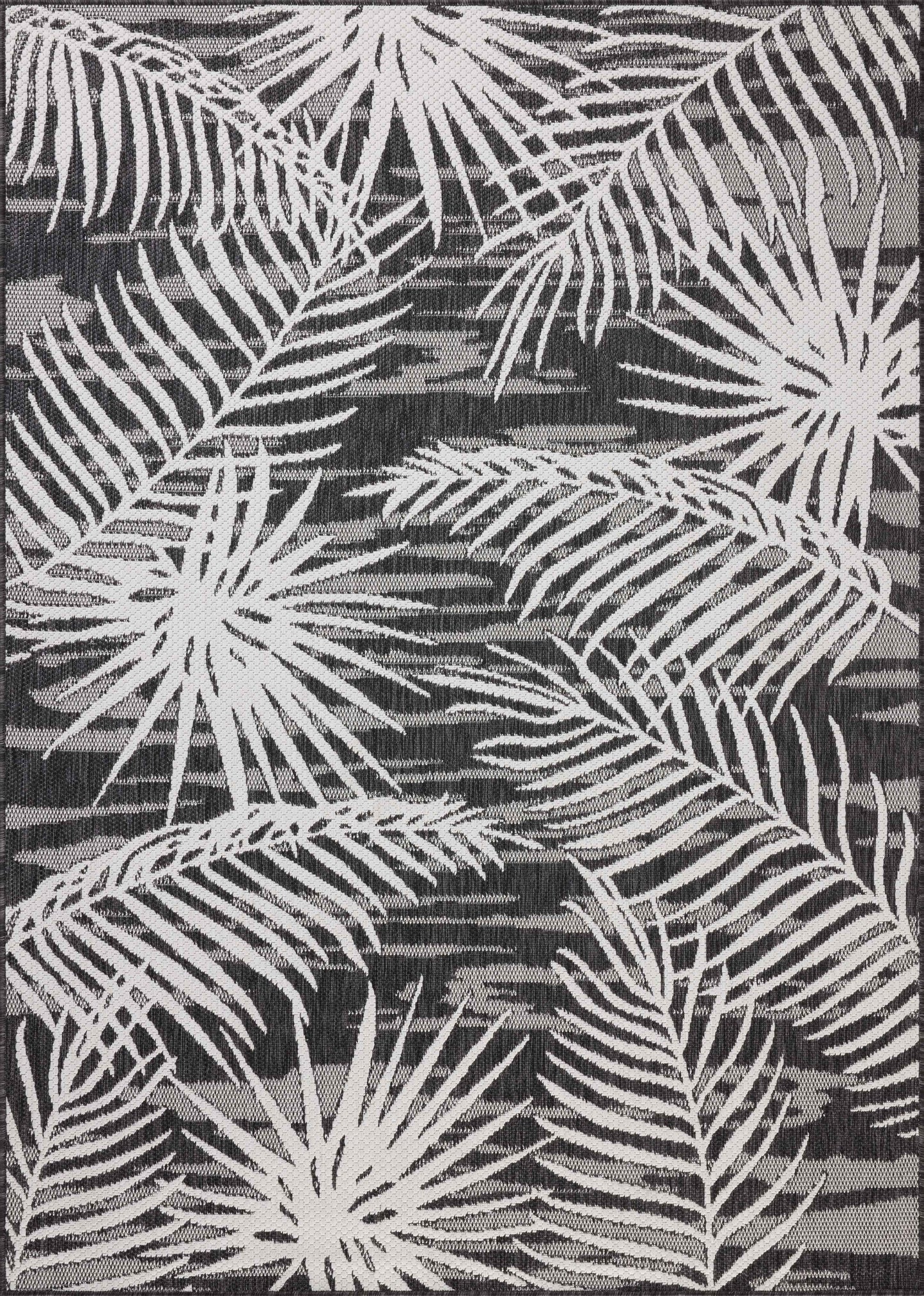 Loloi II Easton  Ivory Onyx Indoor/Outdoor