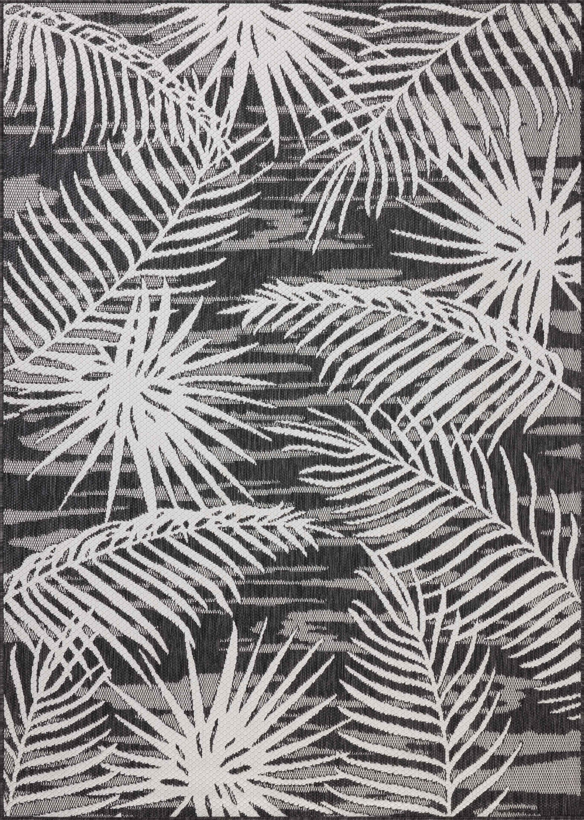 Loloi II Easton  Ivory Onyx Indoor/Outdoor