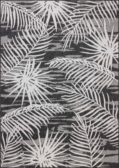 Loloi II Easton  Ivory Onyx Indoor/Outdoor