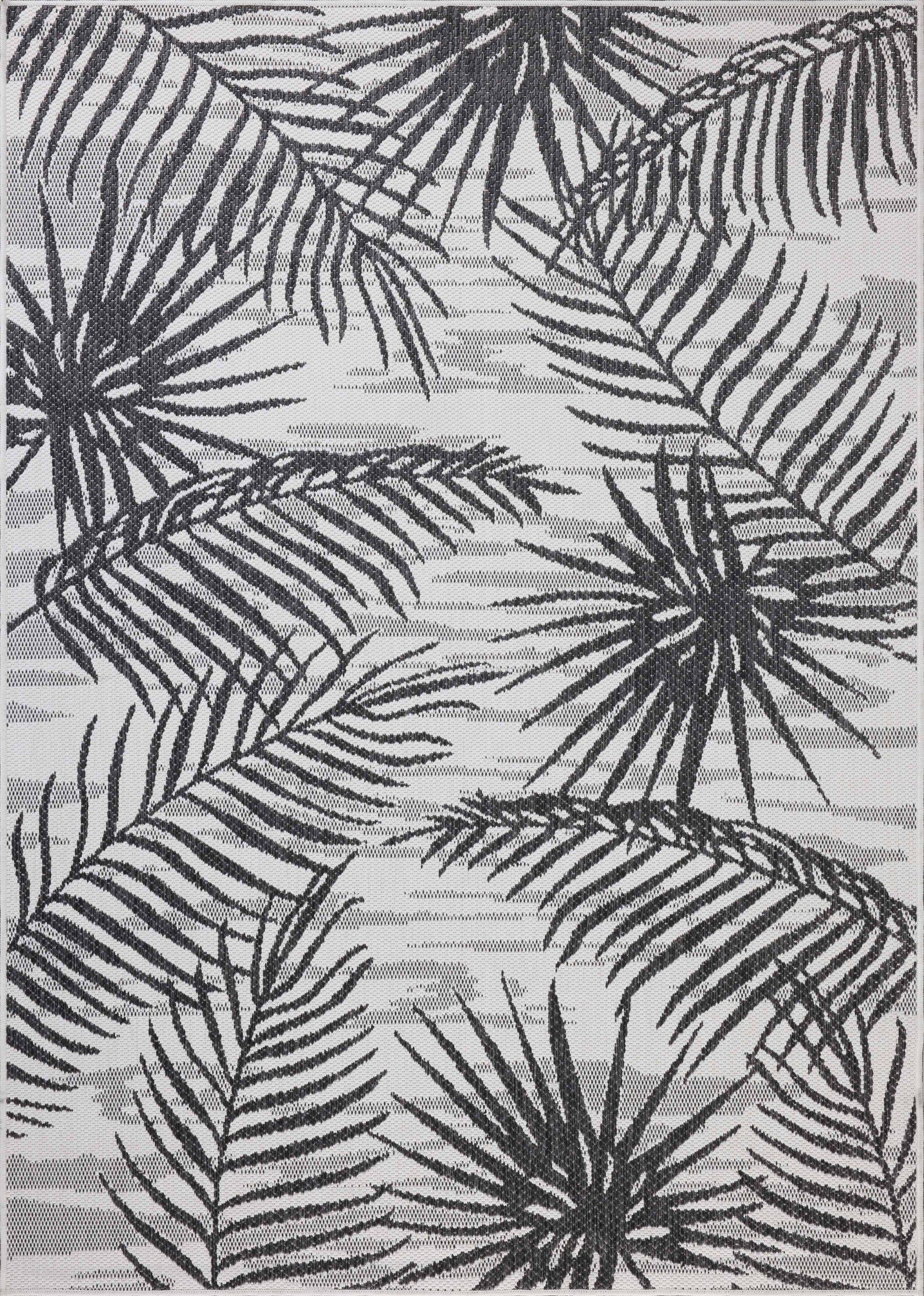 Loloi II Easton  Ivory Onyx Indoor/Outdoor