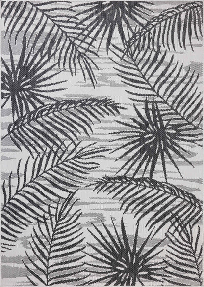 Loloi II Easton  Ivory Onyx Indoor/Outdoor