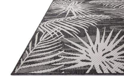 Loloi II Easton  Ivory Onyx Indoor/Outdoor