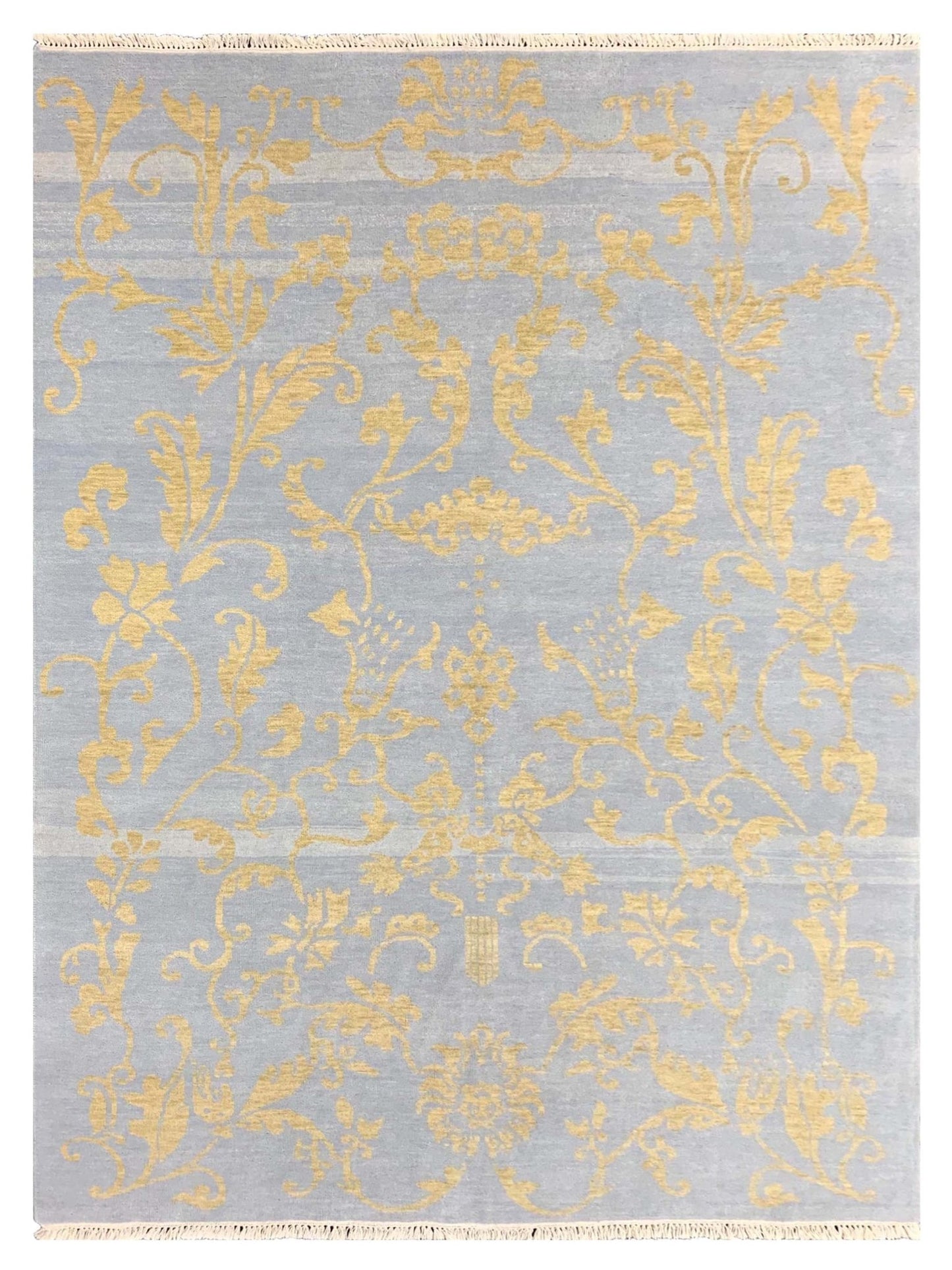 Artisan Emma Sky Gold Transitional Knotted Rug - Rugs - Artisan - Atlanta Designer Rugs