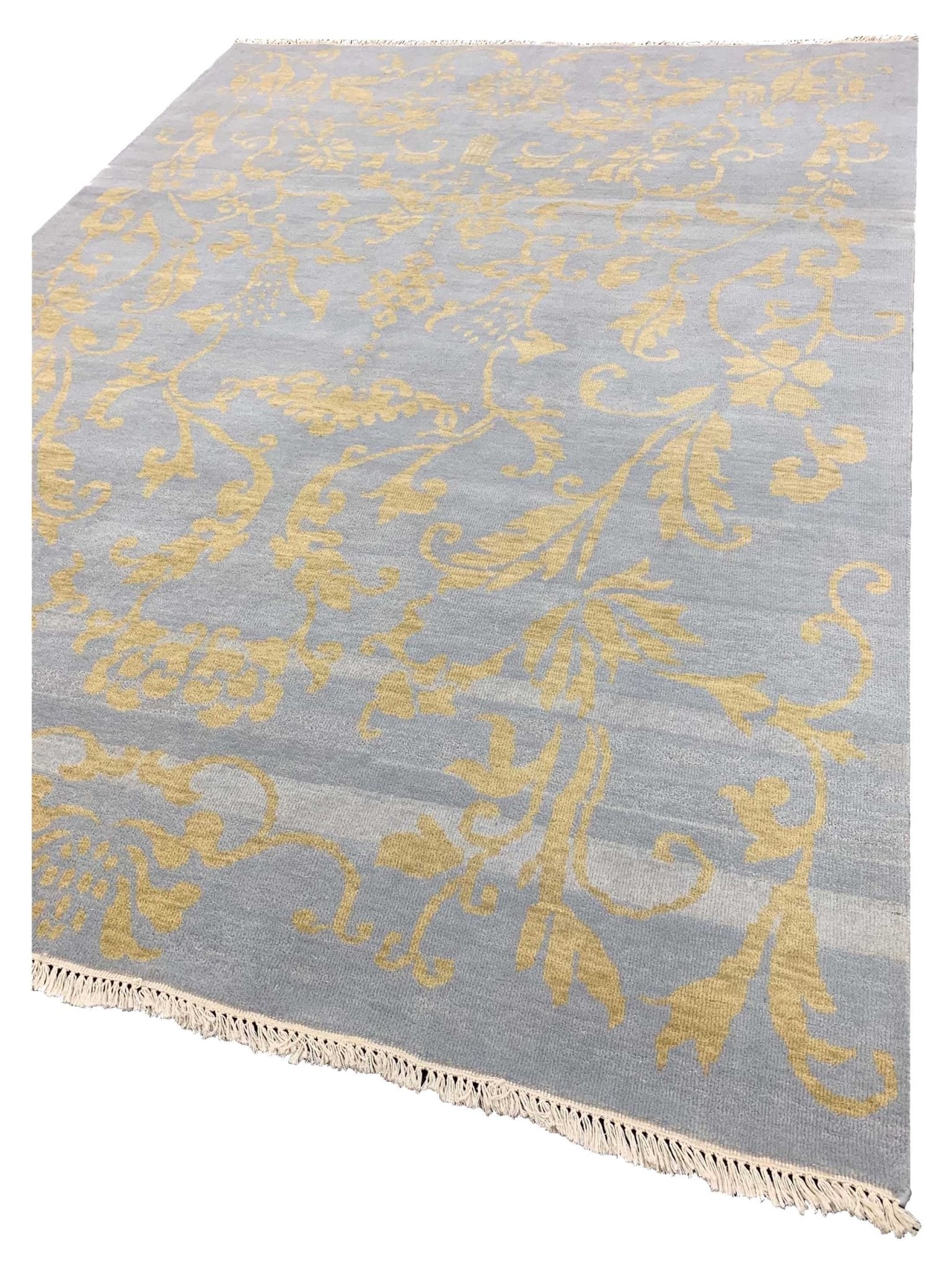 Artisan Emma Sky Gold Transitional Knotted Rug - Rugs - Artisan - Atlanta Designer Rugs