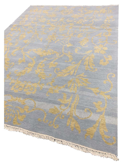 Artisan Emma Sky Gold Transitional Knotted Rug - Rugs - Artisan - Atlanta Designer Rugs