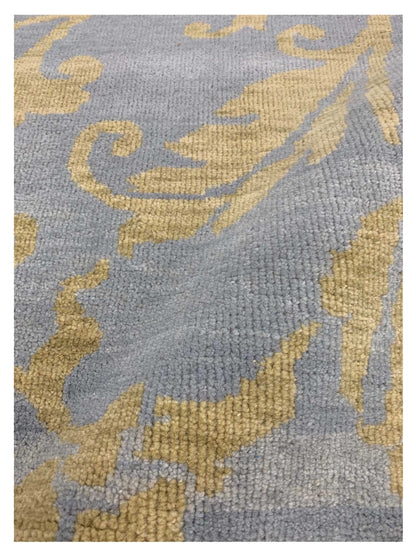 Artisan Emma Sky Gold Transitional Knotted Rug - Rugs - Artisan - Atlanta Designer Rugs