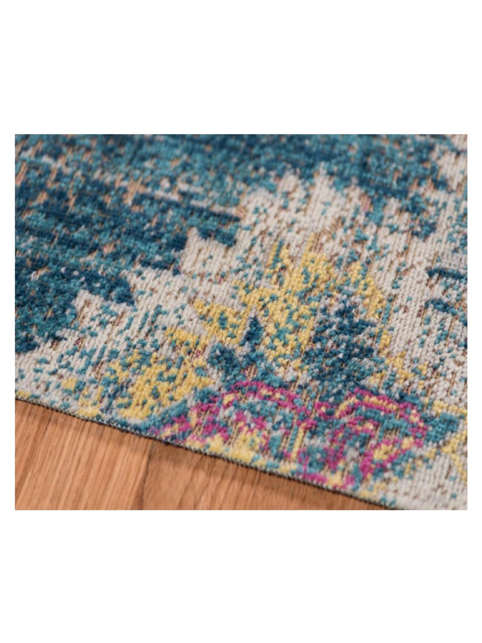 Limited Isabelle IR - 907 TURQUOISE BLUE Traditional Machinemade Rug - Rugs - Limited - Atlanta Designer Rugs