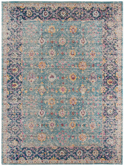 Limited Isabelle IR - 909 TURQUOISE BLUE Traditional Machinemade Rug - Rugs - Limited - Atlanta Designer Rugs