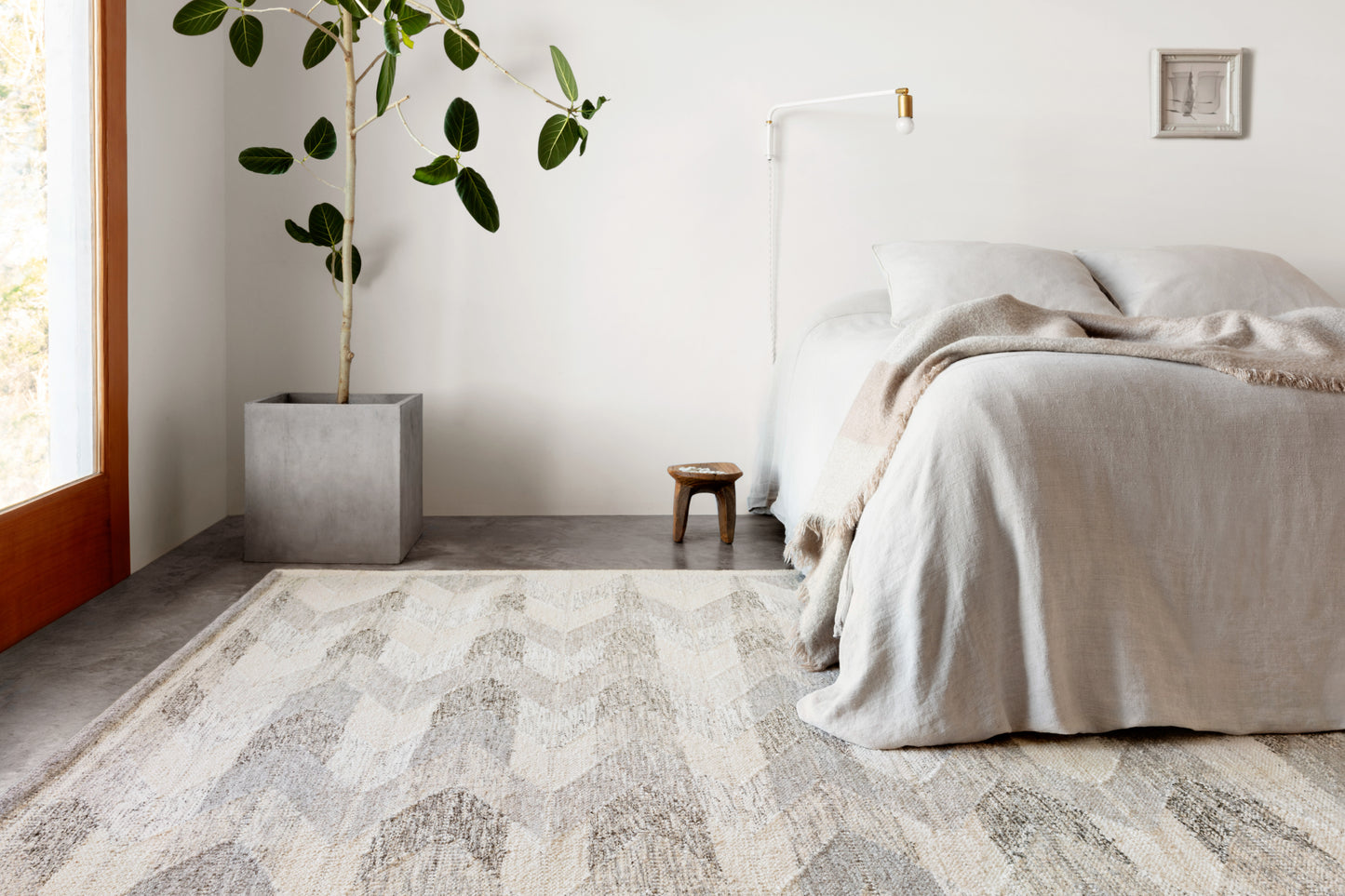 Loloi Evelina  Pewter Silver Contemporary