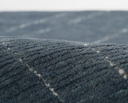 Momeni Everett  Blue  Contemporary