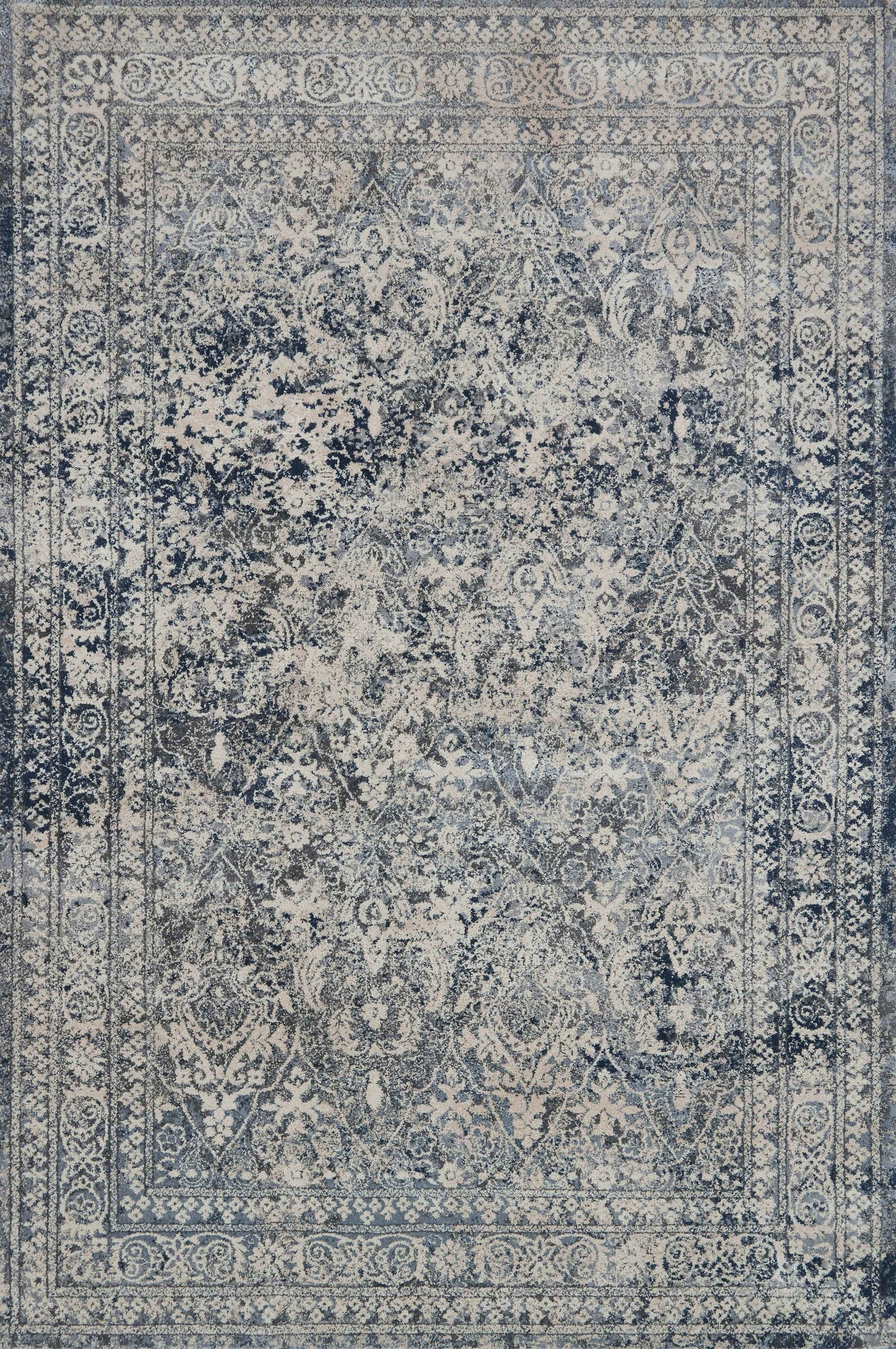 Magnolia Home by Joanna Gaines x Loloi Everly  Slate Slate Transitional