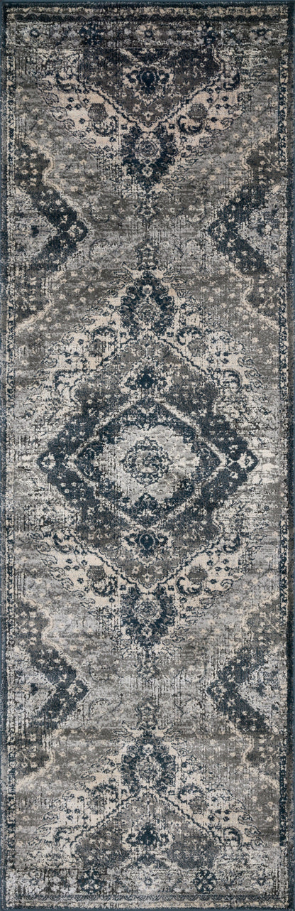 Magnolia Home by Joanna Gaines x Loloi Everly  Silver Grey Transitional