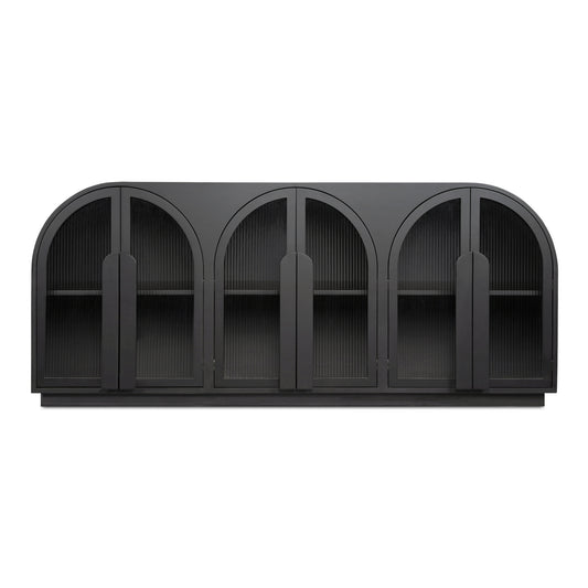 Moes Home Sideboards Salone Black Contemporary Furniture