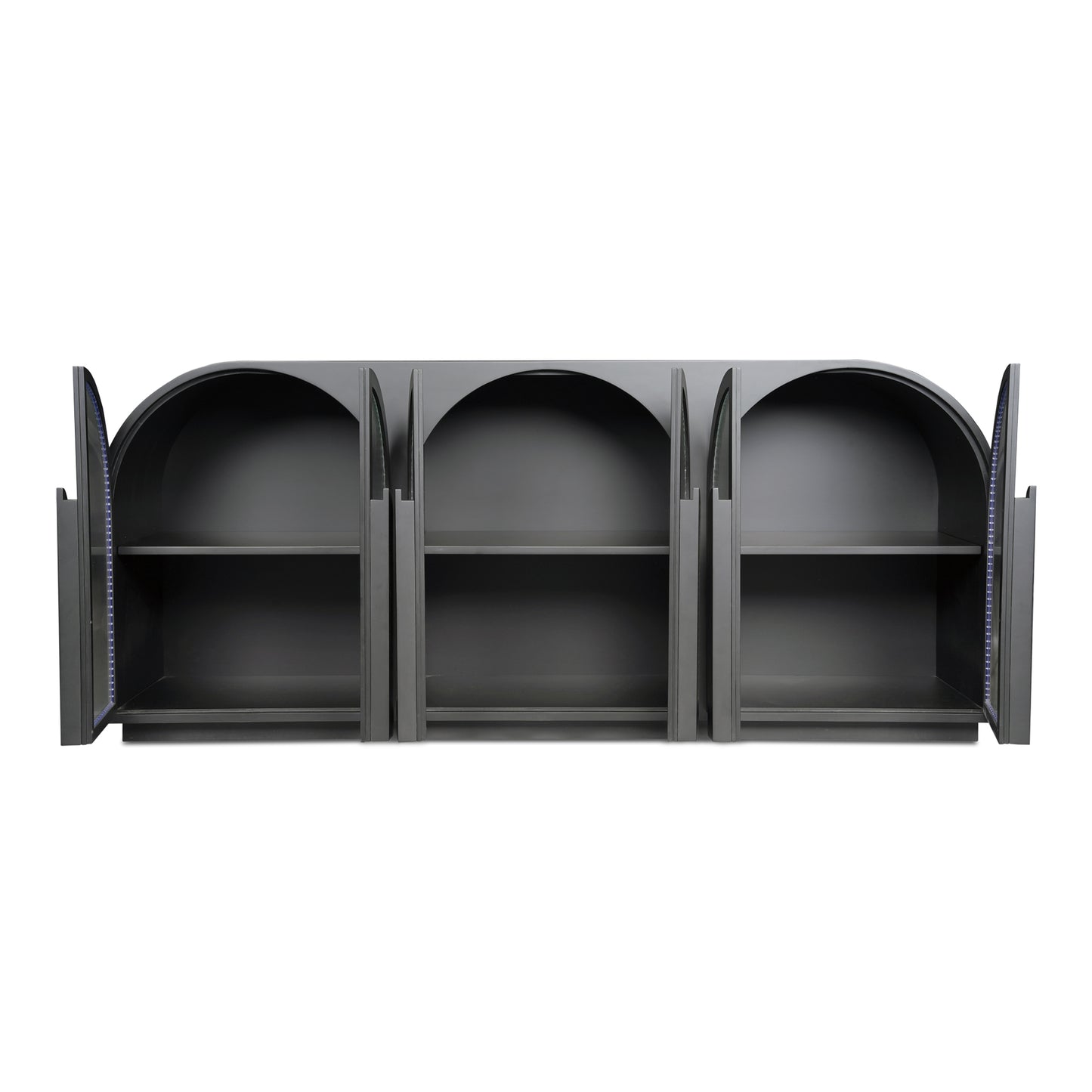 Moes Home Sideboards Salone Black Contemporary Furniture