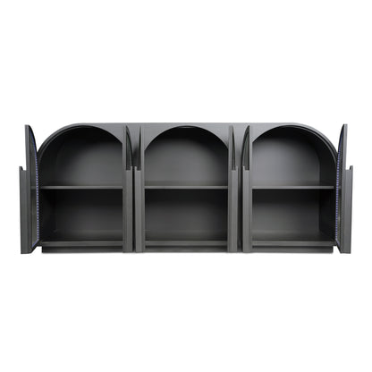 Moes Home Sideboards Salone Black Contemporary Furniture