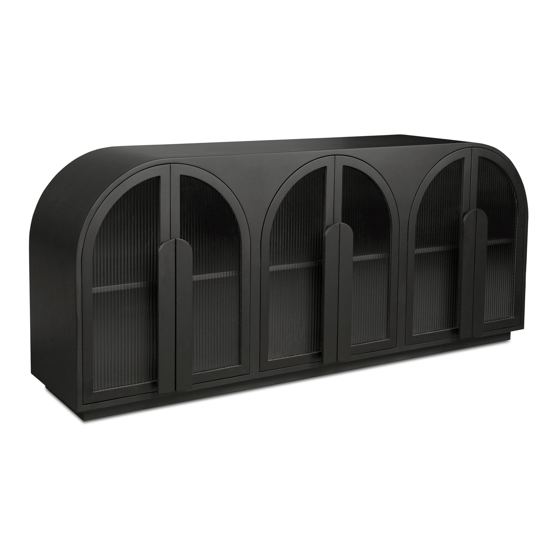 Moes Home Sideboards Salone Black Contemporary Furniture