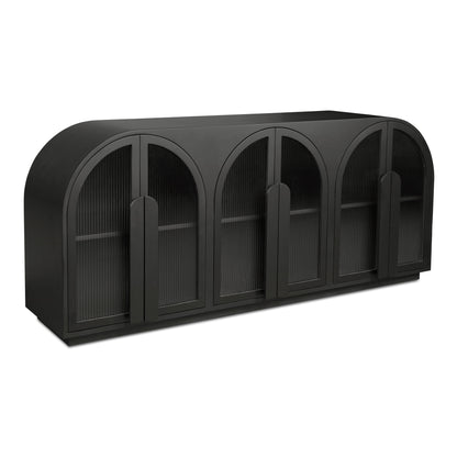 Moes Home Sideboards Salone Black Contemporary Furniture