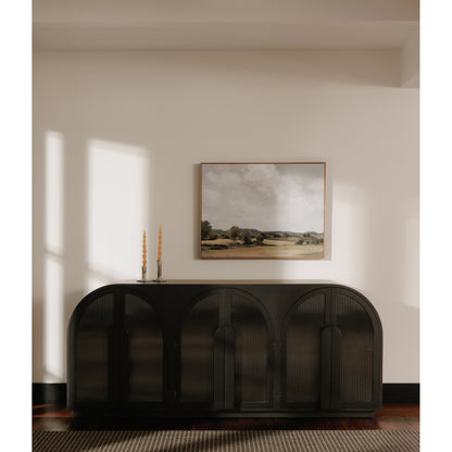 Moes Home Sideboards Salone Black Contemporary Furniture