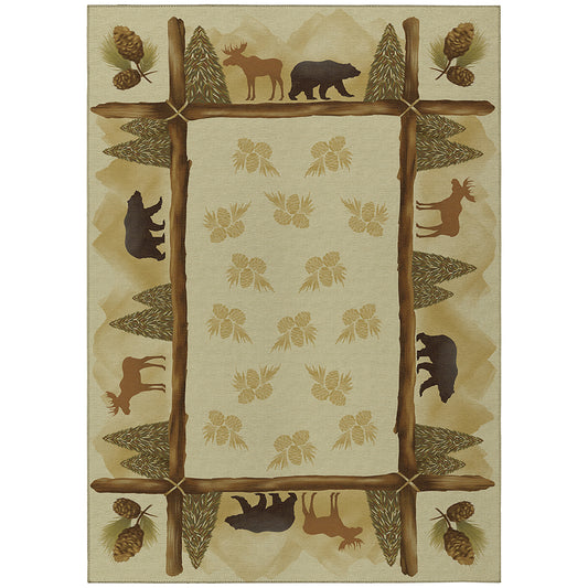 Dalyn Rugs Excursion  Beige  Lodge