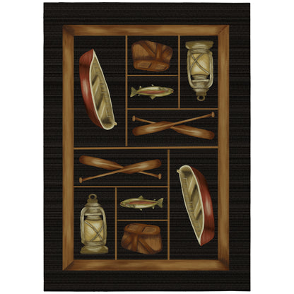 Dalyn Rugs Excursion  Black  Lodge