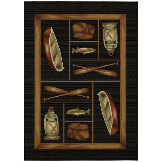 Dalyn Rugs Excursion  Black  Lodge