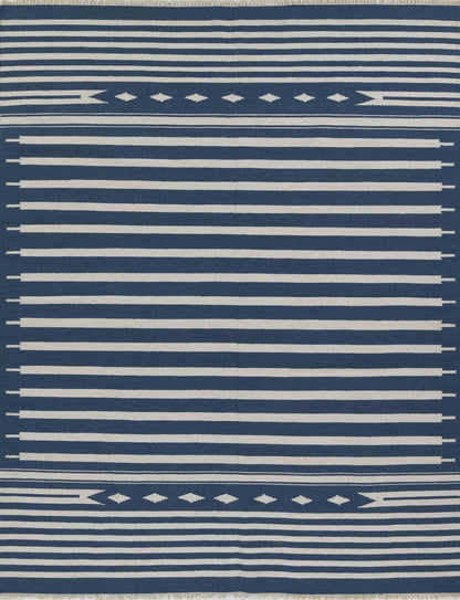 Erin Gates Thompson THO-1 Denim Contemporary Hand Woven Rug