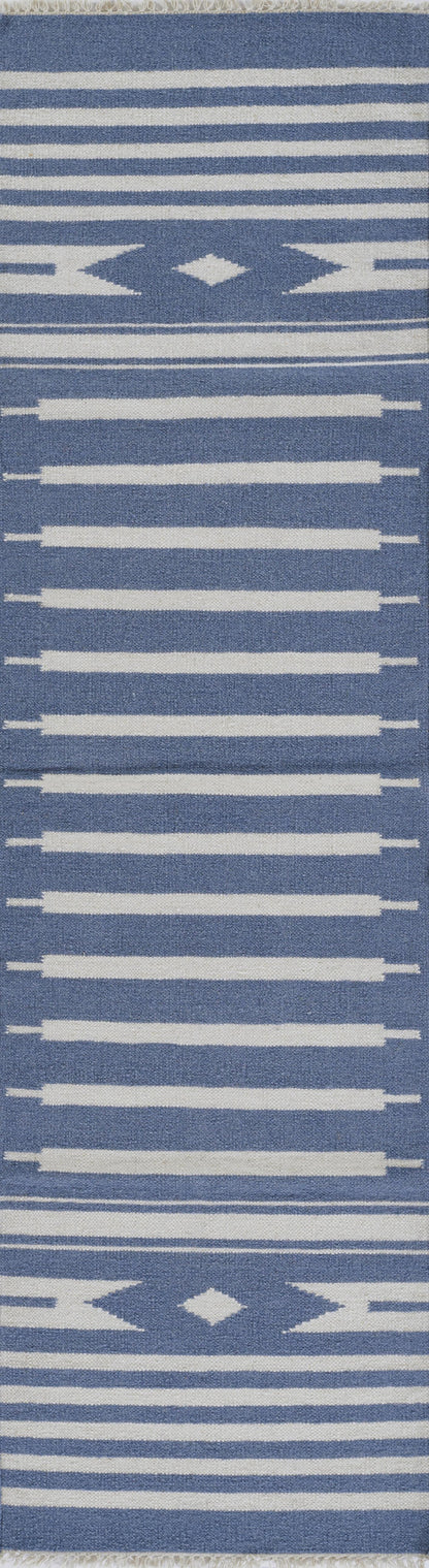 Erin Gates Thompson THO-1 Light Blue Contemporary Hand Woven Rug