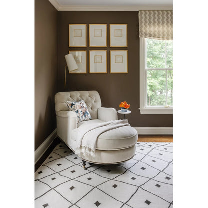 Erin Gates Thompson THO-3 White Contemporary Hand Woven Rug