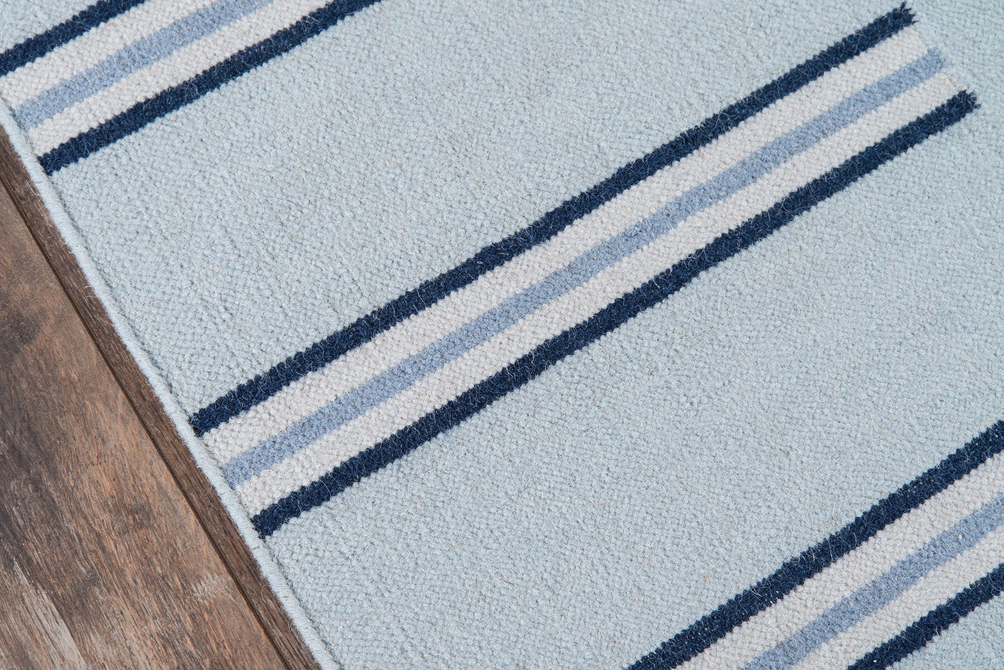Erin Gates Thompson THO-5 Light Blue Contemporary Hand Woven Rug