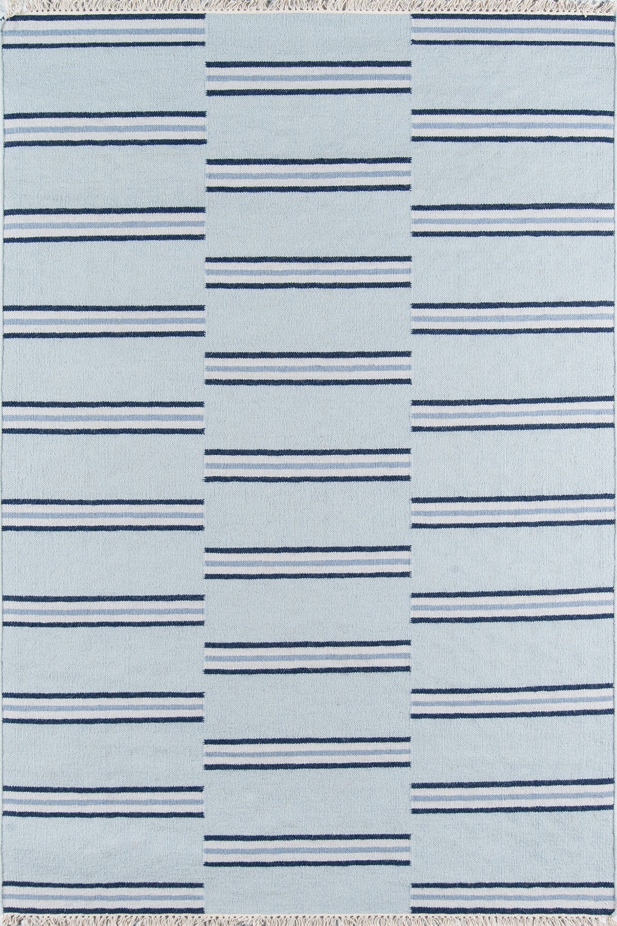 Erin Gates Thompson THO-5 Light Blue Contemporary Hand Woven Rug