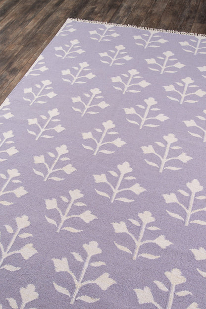Erin Gates Thompson THO-6 Lilac Casual Hand Woven Rug