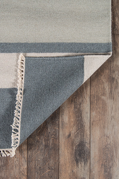 Erin Gates Thompson THO-7 Grey Contemporary Hand Woven Rug