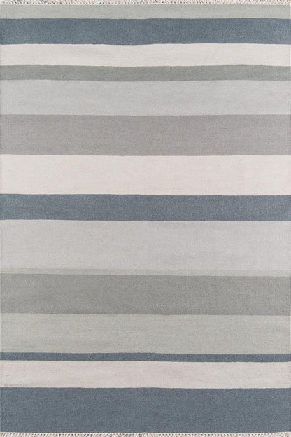 Erin Gates Thompson THO-7 Grey Contemporary Hand Woven Rug