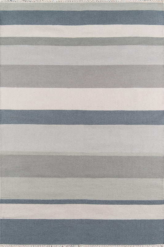 Erin Gates Thompson THO-7 Grey Contemporary Hand Woven Rug